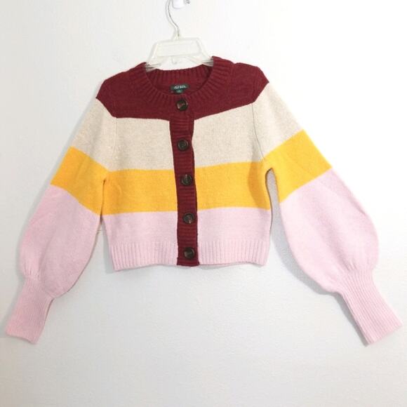 New Wild Fable cropped balloon cardigan sweater S - Picture 4 of 11